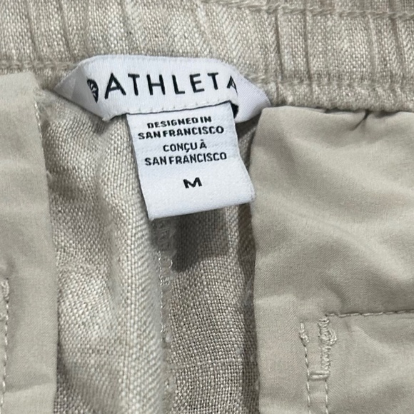 Athleta Retreat Linen High Rise Wide Leg Pants - Picture 7 of 13